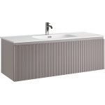 Тумба 120 см SNOB R 1.0 Doha Soft ПОДВЕСНАЯ Sancos с умывальником CN7006