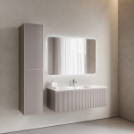 Тумба 120 см SNOB R 1.0 Doha Soft ПОДВЕСНАЯ Sancos с умывальником CN7006 — изображение 3