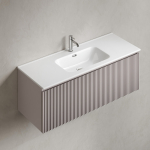 Тумба 120 см SNOB R 1.0 Doha Soft ПОДВЕСНАЯ Sancos с умывальником CN7006 — изображение 6