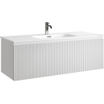 Тумба 120 см SNOB R 1.0 Bianco ПОДВЕСНАЯ Sancos с умывальником CN7006