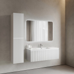 Тумба 120 см SNOB R 1.0 Bianco ПОДВЕСНАЯ Sancos с умывальником CN7006 — изображение 3