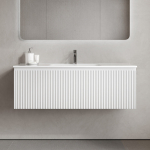 Тумба 120 см SNOB R 1.0 Bianco ПОДВЕСНАЯ Sancos с умывальником CN7006 — изображение 4