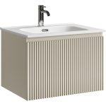 Тумба 70 см SNOB R 1.0 Beige Soft ПОДВЕСНАЯ Sancos с умывальником CN7007