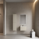 Тумба 70 см SNOB R 1.0 Beige Soft ПОДВЕСНАЯ Sancos с умывальником CN7007 — изображение 2