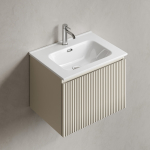 Тумба 70 см SNOB R 1.0 Beige Soft ПОДВЕСНАЯ Sancos с умывальником CN7007 — изображение 6