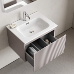 Тумба 70 см SNOB R 1.0 Doha Soft ПОДВЕСНАЯ Sancos с умывальником CN7007 — изображение 5