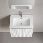 Тумба 70 см SNOB R 1.0 Bianco ПОДВЕСНАЯ Sancos с умывальником CN7007 — изображение 7