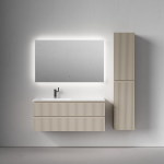 Тумба 120 см ПОДВЕСНАЯ Левая Sancos SNOB R Beige Soft  с умывальником CN7006L — изображение 3