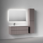 Тумба 120 см SNOB R Doha Soft Левая ПОДВЕСНАЯ Sancos с умывальником CN7006L — изображение 3
