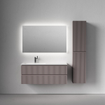 Тумба 120 см SNOB R Doha Soft Левая ПОДВЕСНАЯ Sancos с умывальником CN7006L — изображение 2
