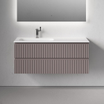 Тумба 120 см SNOB R Doha Soft Левая ПОДВЕСНАЯ Sancos с умывальником CN7006L — изображение 4
