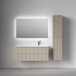 Тумба 120 см ПОДВЕСНАЯ Правая Sancos SNOB R Beige Soft с умывальником CN7006R — изображение 3