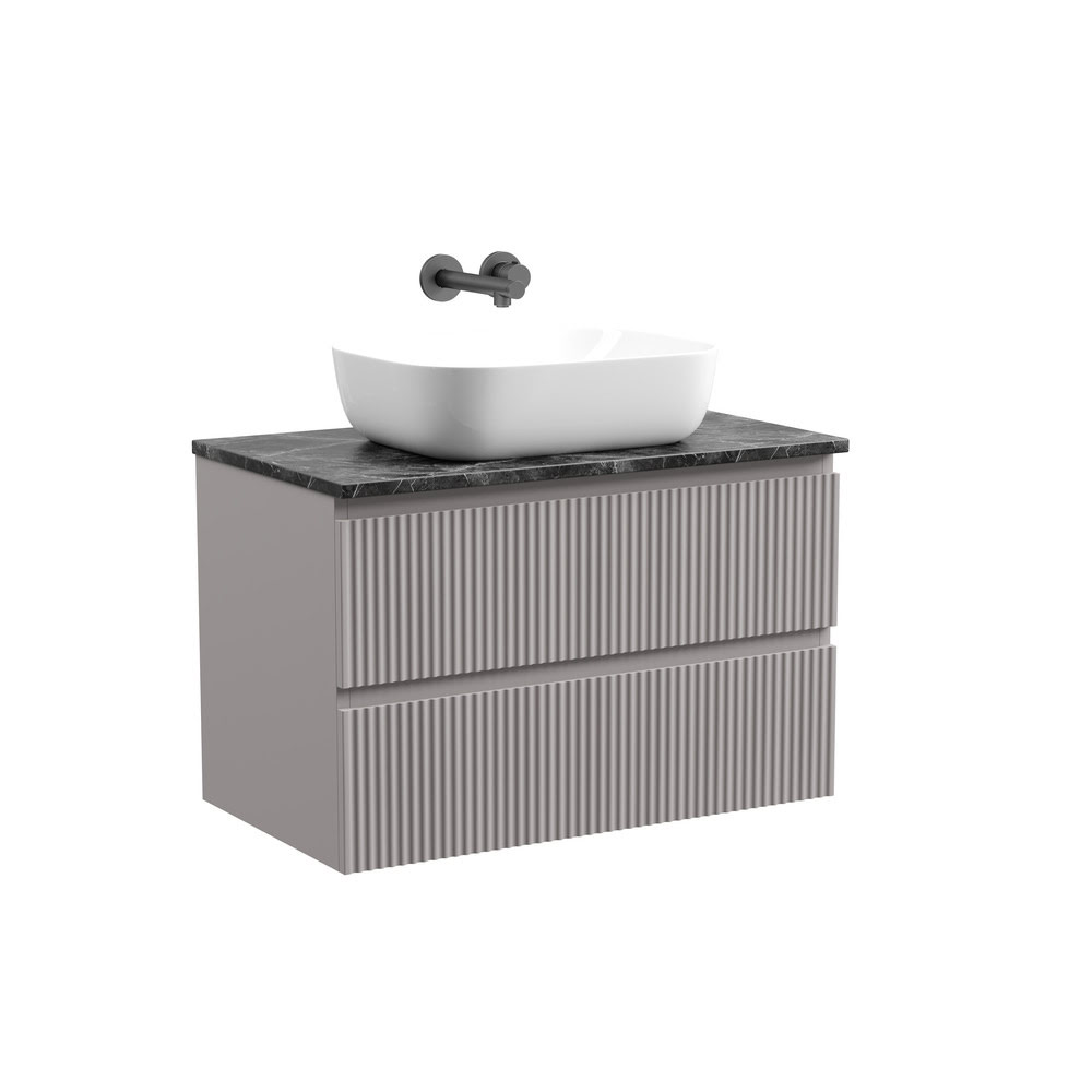 snr80sm_tt80a1_cn6008 Тумба 80 см SNOB R Doha Soft ПОДВЕСНАЯ Sancos со столешницей и умывальником CN6008 — изображение 1
