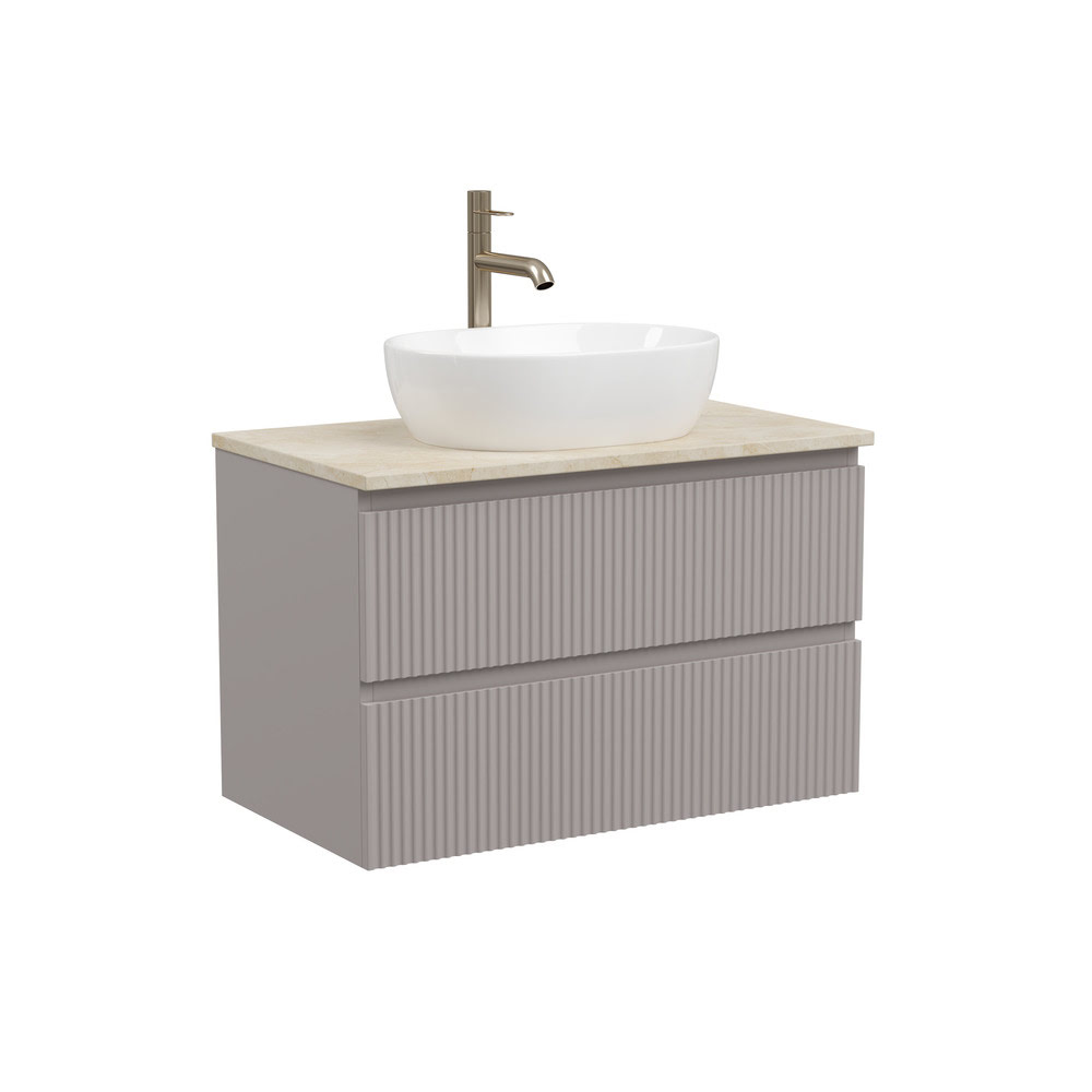 snr80sm_tt80a2x_cn6019 Тумба 80 см SNOB R Doha Soft ПОДВЕСНАЯ Sancos со столешницей и умывальником CN6019 — изображение 1