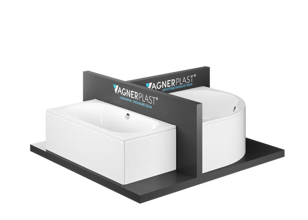 Стенд Vagnerplast горизонтальный на 3 ванны