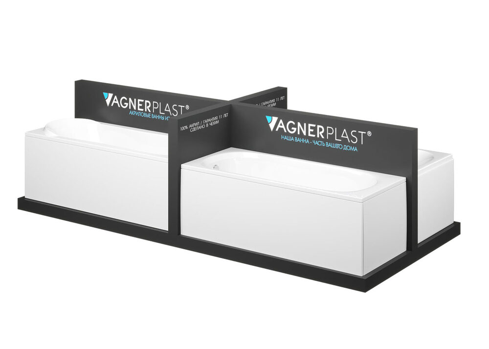 Стенд Vagnerplast горизонтальный на 4 ванны