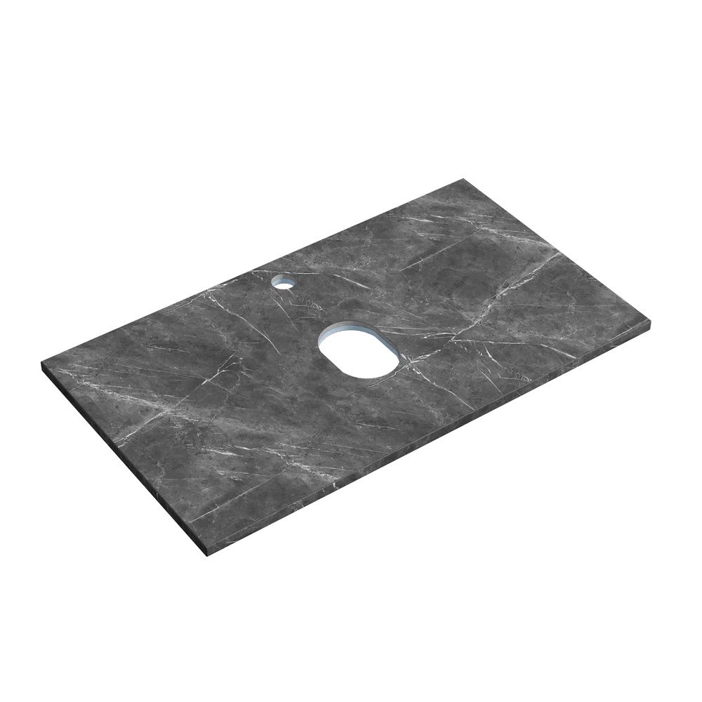 Столешница для ванной комнаты SANCOS TT80A1X 800х460 мм с отверстием под смеситель