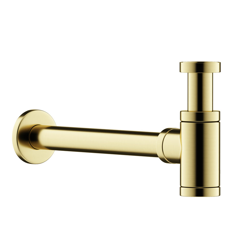 Сифон для раковины CeramicaNova 70001BG брашированное золото/Италия