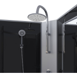 Душевая кабина 90x90 см NIAGARA Classic NG-2508-14BKTG с гидромассажем без крыши — изображение 4