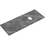 Столешница для ванной комнаты Sancos TT120A1R 1200х460 мм ПРАВАЯ без отверстия под смеситель