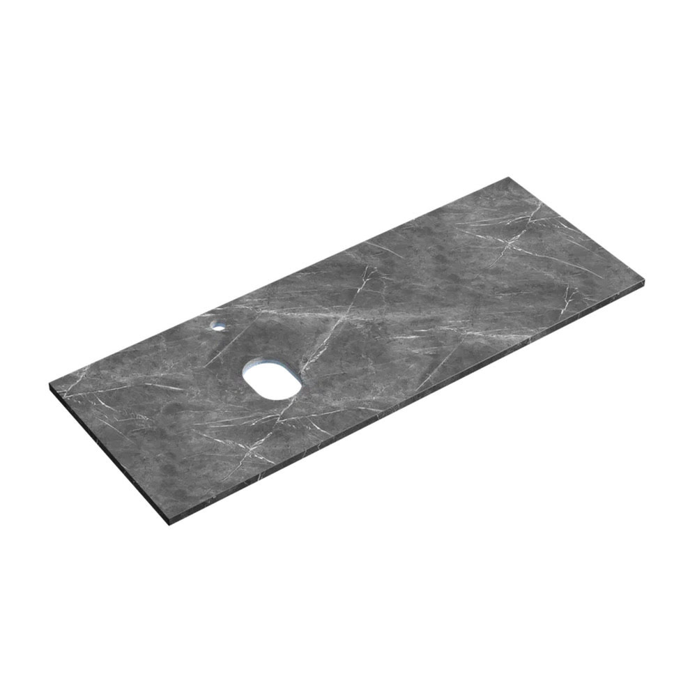 Столешница для ванной комнаты Sancos TT120A1XL 1200х460 мм ЛЕВАЯ с отверстием под смеситель