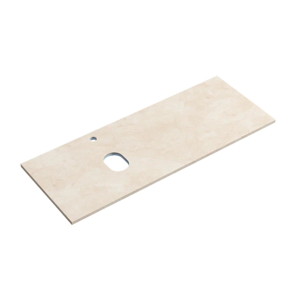 Столешница для ванной комнаты Sancos TT120A2XL 1200х460 мм ЛЕВАЯ с отверстием под смеситель