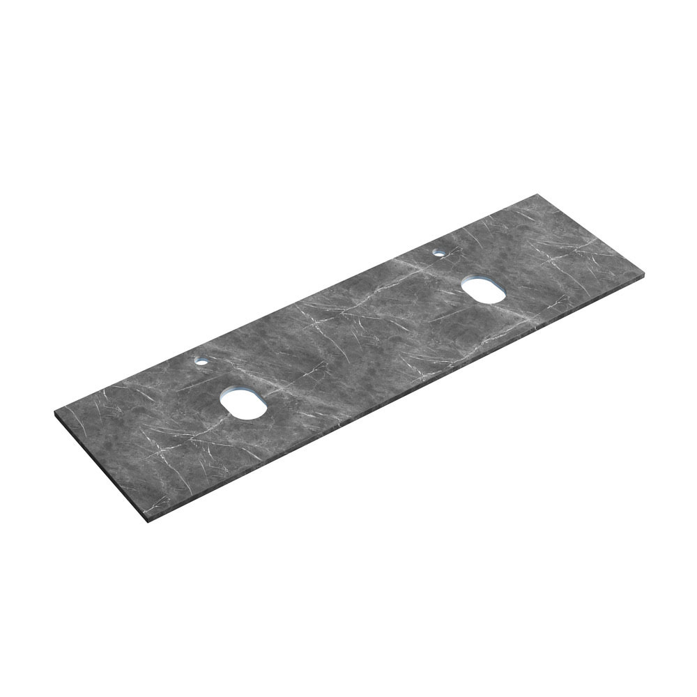 Столешница для ванной комнаты SANCOS TT160A1X 1600х460 мм с отверстиями под смесители