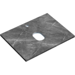 Столешница для ванной комнаты Sancos TT60A1X 600х460 мм с отверстием под смеситель