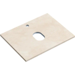 Столешница для ванной комнаты Sancos TT60A2X 600х460 мм с отверстием под смеситель