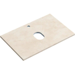 Столешница для ванной комнаты Sancos TT70A2X 700х460 мм с отверстием под смеситель