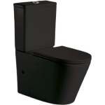 Унитаз безободковый МАТОВЫЙ напольный GROSSMAN GR-4449BMS Чёрный/Германия — изображение 8