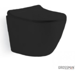 Унитаз безободковый подвесной GROSSMAN GR-4411BLACK S/Германия — изображение 8