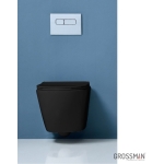 Унитаз безободковый подвесной GROSSMAN GR-4411BLACK S/Германия — изображение 9