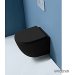 Унитаз безободковый подвесной GROSSMAN GR-4411BLACK S/Германия — изображение 10