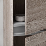 Пенал 35 см Urban SANCOS Дуб Галифакс натуральный Подвесной — изображение 5