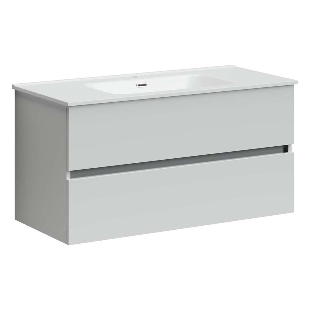 Тумба 100 см Urban ПОДВЕСНАЯ Sancos с умывальником CN7003