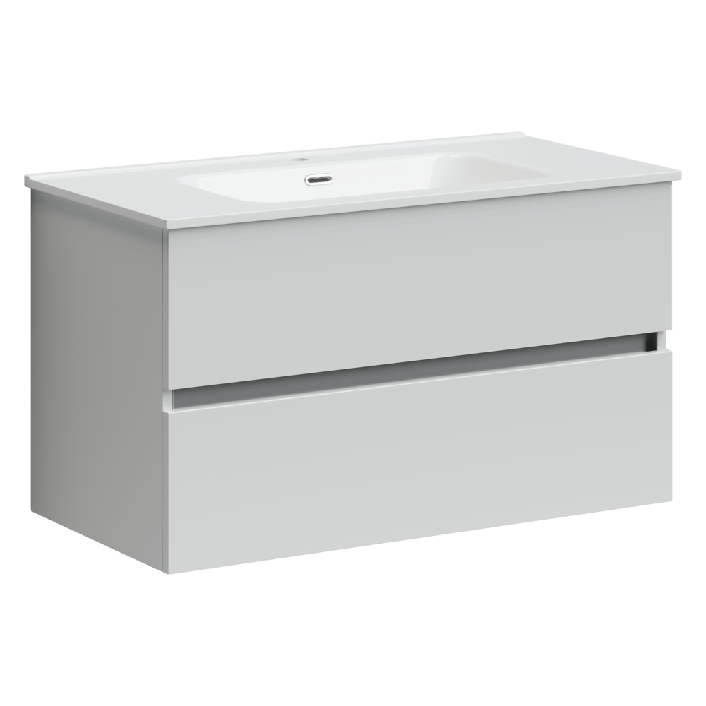 Тумба 90 см Urban ПОДВЕСНАЯ Sancos с умывальником CN7002