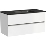 Тумба 100 см Urban ПОДВЕСНАЯ Sancos с умывальником CN7003MB