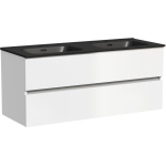 Тумба 120 см Urban ПОДВЕСНАЯ Sancos с умывальником CN7004MB