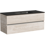 Тумба 120 см Urban ПОДВЕСНАЯ Sancos Дуб Галифакс с умывальником CN7006MB