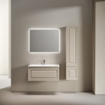 Тумба 90 см VERY Beige Soft ПОДВЕСНАЯ Sancos с умывальником CN7019 — изображение 2