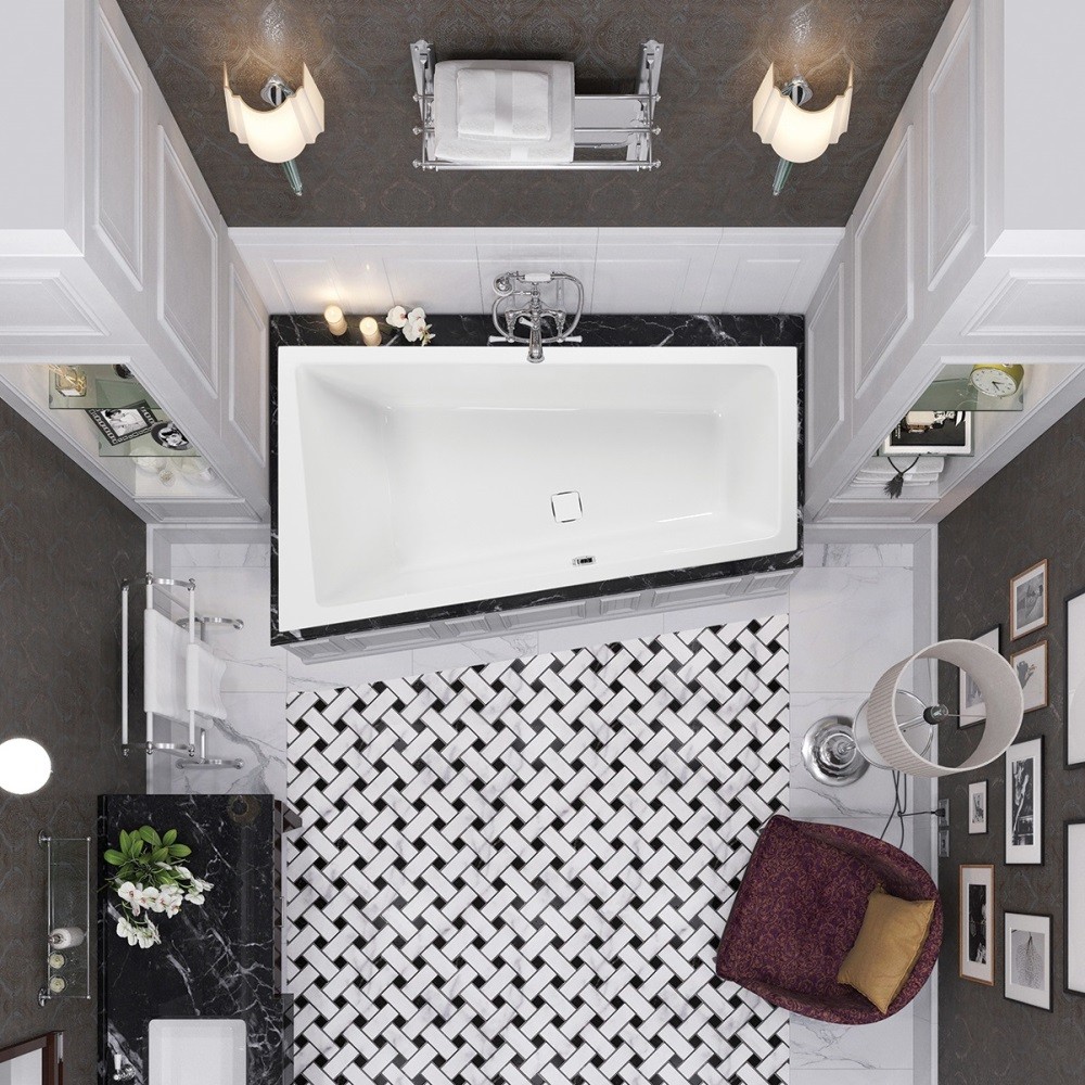 Ванна 160x90 см акриловая Левая Cavallo offset 160L VAGNERPLAST/Чехия