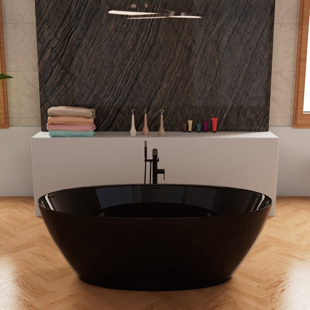 Ванна 170x81x60см Frank F6123 Black/Black / Германия