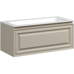Тумба 100 см VERY Beige Soft ПОДВЕСНАЯ Sancos с умывальником CN7013