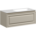 Тумба 100 см VERY Beige Soft Правая ПОДВЕСНАЯ Sancos с умывальником CN7015