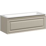 Тумба 120 см VERY Beige Soft  ПОДВЕСНАЯ Sancos с умывальником CN7017
