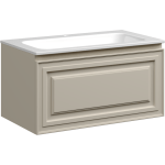 Тумба 80 см VERY Beige Soft ПОДВЕСНАЯ Sancos с умывальником CN7012