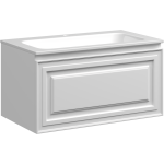 Тумба 80 см VERY Bianco ПОДВЕСНАЯ Sancos с умывальником CN7012