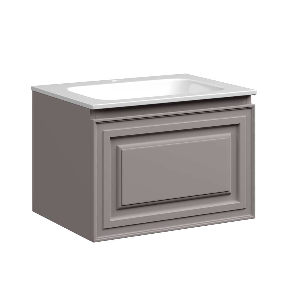 Тумба 60 см VERY Doha Soft ПОДВЕСНАЯ Sancos с умывальником CN7011