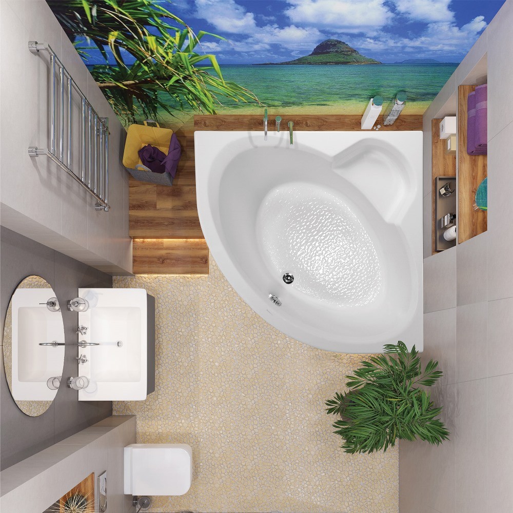 Ванна 146x146 см акриловая Catalina VAGNERPLAST/Чехия